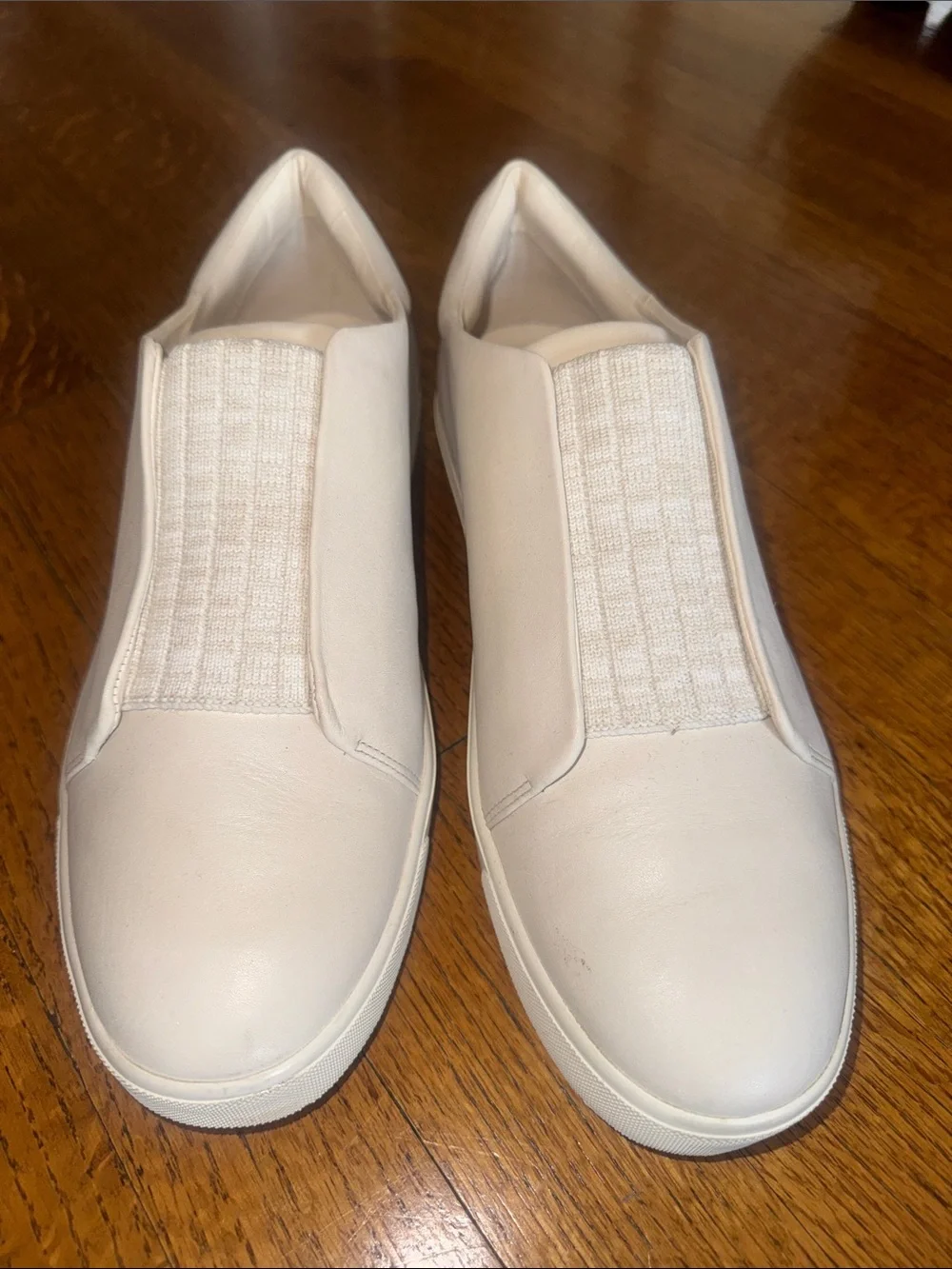 Vince Cream Slip-On Sneakers